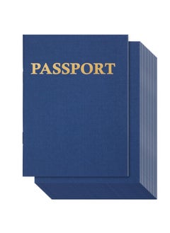 Juvale 24 Pack Blank Passport Notebooks, Travel Journals For Kids Pretend Play, 24 Pages (4.1 X 5.6 In)  - Image 1