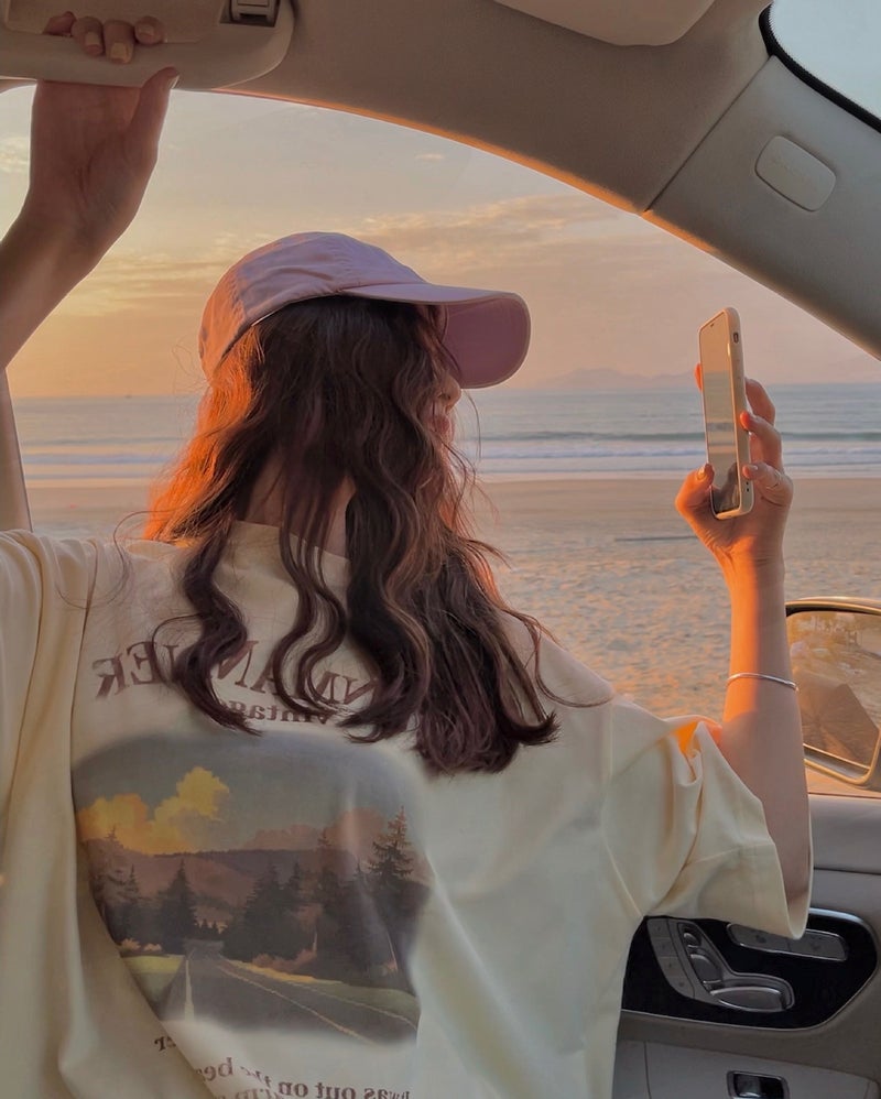 Gentle Wind Pastel Apricot Top Apricot