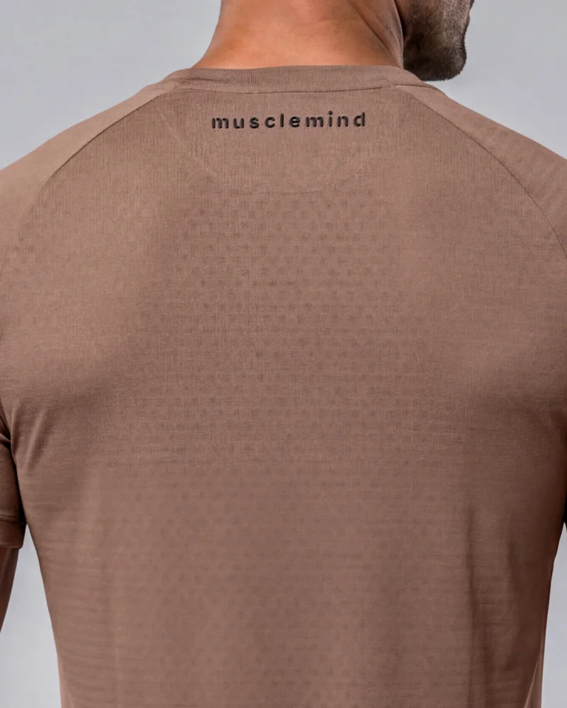 Musclemind Brown Core Training Ultralight T-shirt for Men | Best Price UAE