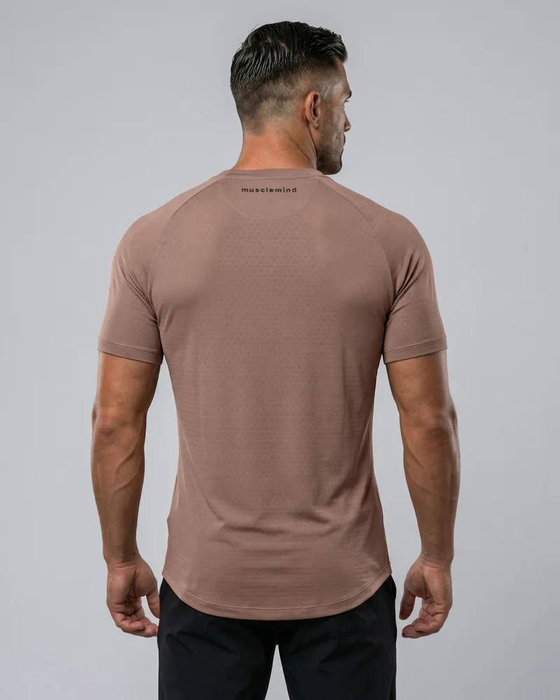 Musclemind Brown Core Training Ultralight T-shirt for Men | Best Price UAE