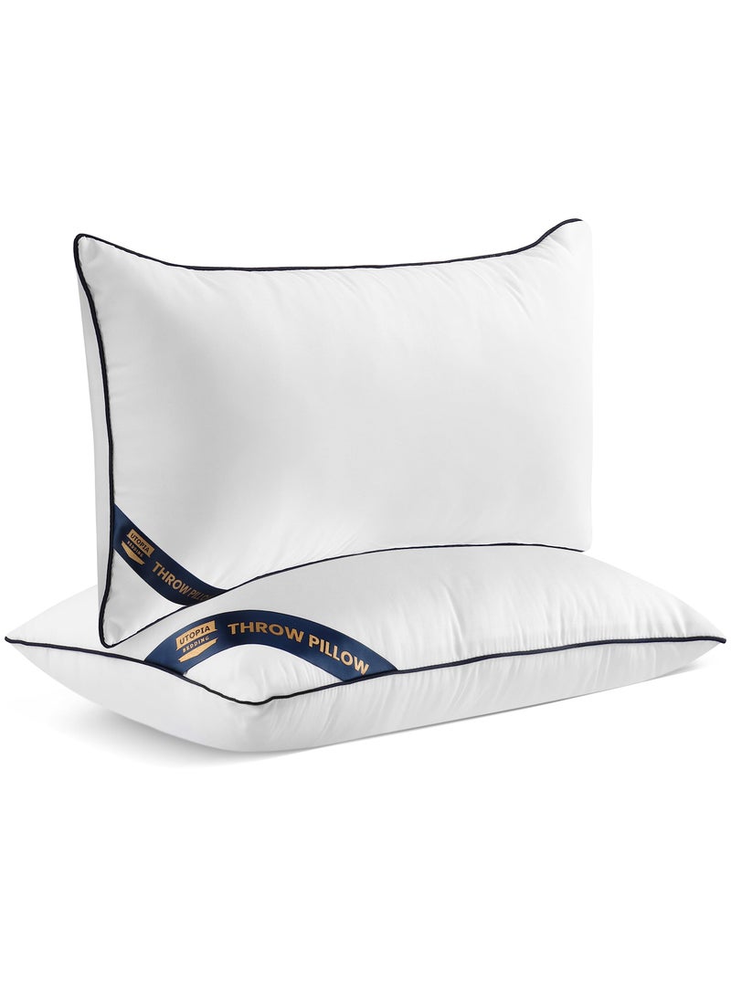 Utopia Bedding Utopia Bedding Throw Pillow Inserts (Pack of 2  White)  12 x 20 Inches Decorative Indoor Pillows for Sofa  Bed  Couch  Cushion Sham Stuffer  - Image 5