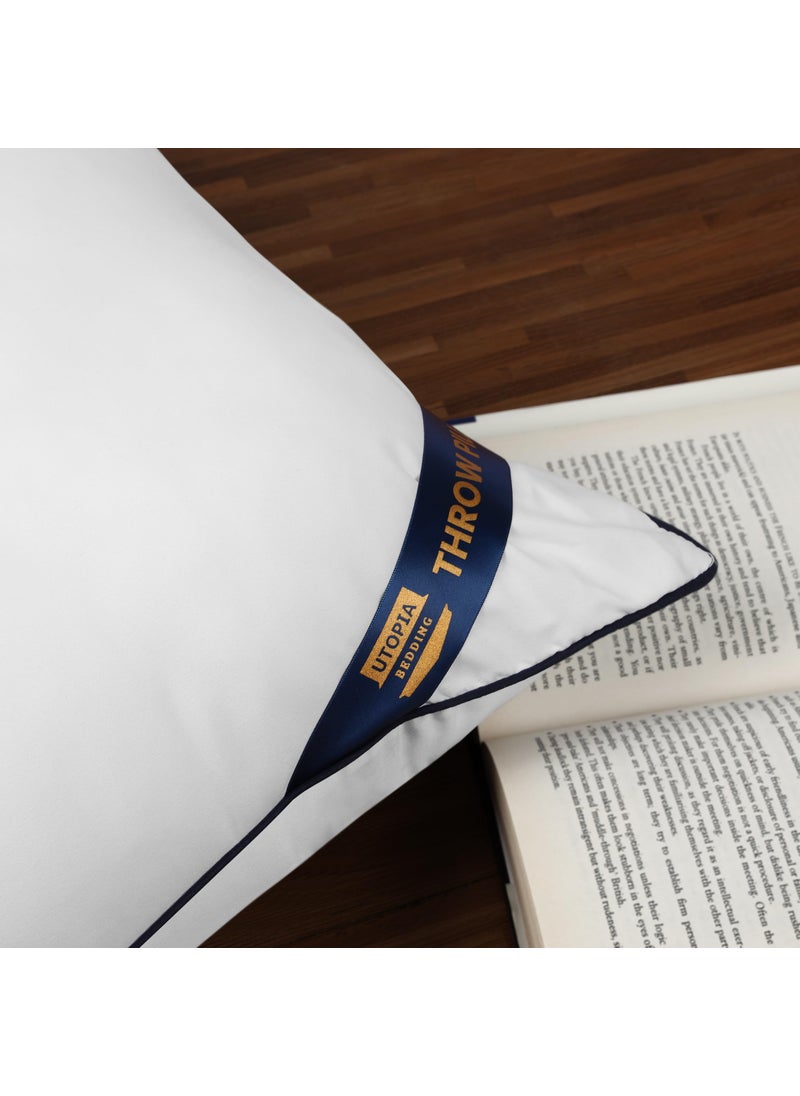 Utopia Bedding Utopia Bedding Throw Pillow Inserts (Pack of 2  White)  12 x 20 Inches Decorative Indoor Pillows for Sofa  Bed  Couch  Cushion Sham Stuffer  - Image 3