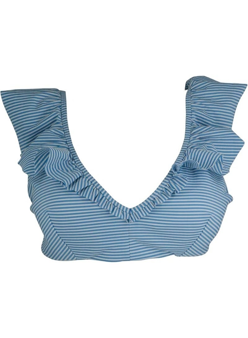 Sheluxe Women's Ruffle V-Neck Bra - Image 3