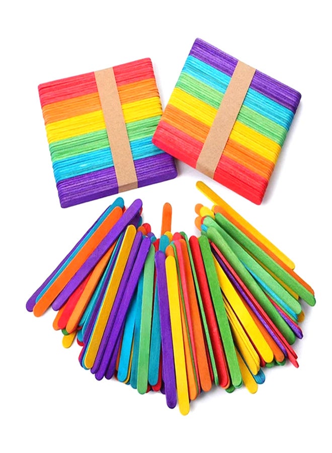 Craft Wood Stick Color 150*18 mm - 50 Pcs