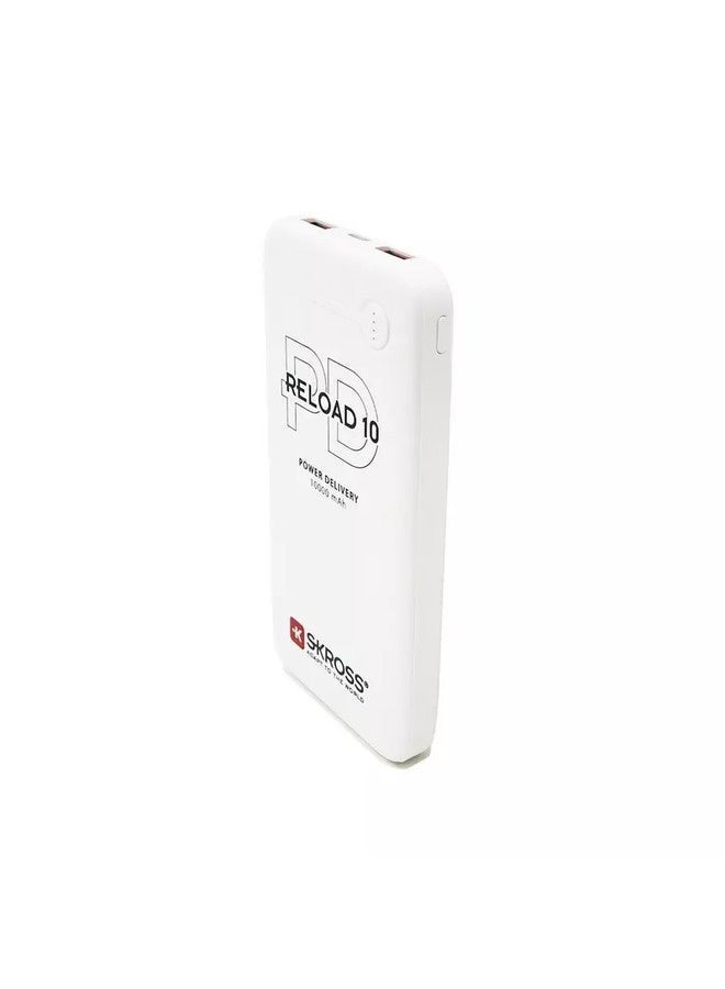 SKROSS RELOAD10HGF-PD 10000 mAh Power bank-PD-White - Image 4