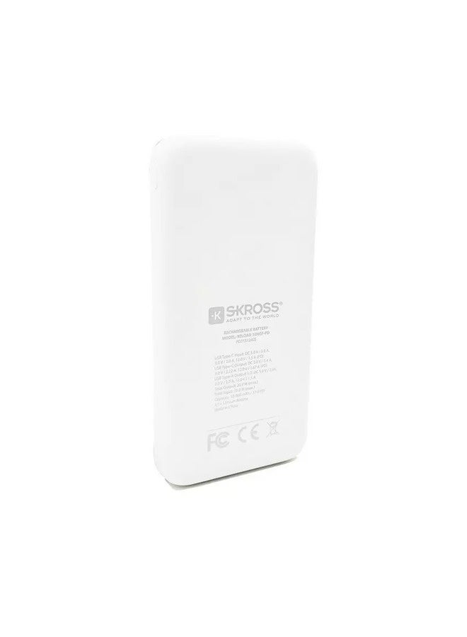 SKROSS RELOAD10HGF-PD 10000 mAh Power bank-PD-White - Image 3