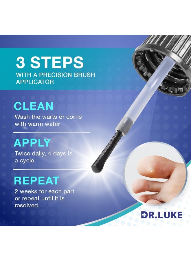 دكتور.  قناع سائل لإزالة الثآليل والذرة بتركيبة حصرية، قناع سائل لإزالة الثآليل، قناع سريع المفعول لإزالة الثآليل الأخمصية والذرة والثآليل الشائعة والثآليل المسطحة - Image 5