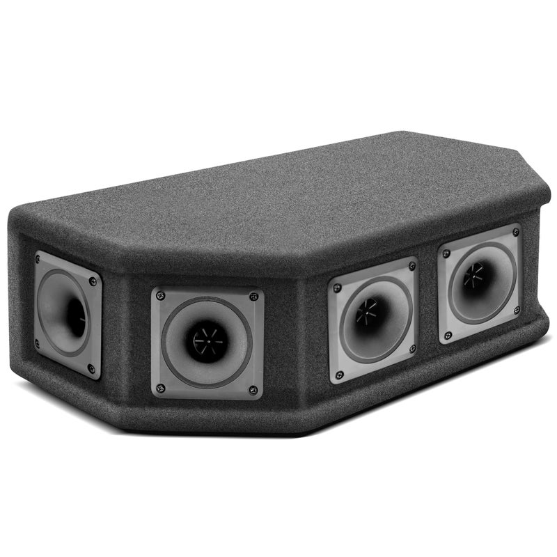 Pyle-Pro 6 Way DJ Speaker System, 300 Watt Peak Power, 150 RMS, Six 2.5 Inch Piezo Horn Tweeters, 8 Ohm Impedance, Full Range Audio Reproduction, Black Carpeted Finish - Image 1