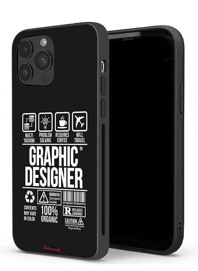 Tolwak Apple iPhone 13 Pro Max Protective Case Graphic Designer Sticker - Image 1