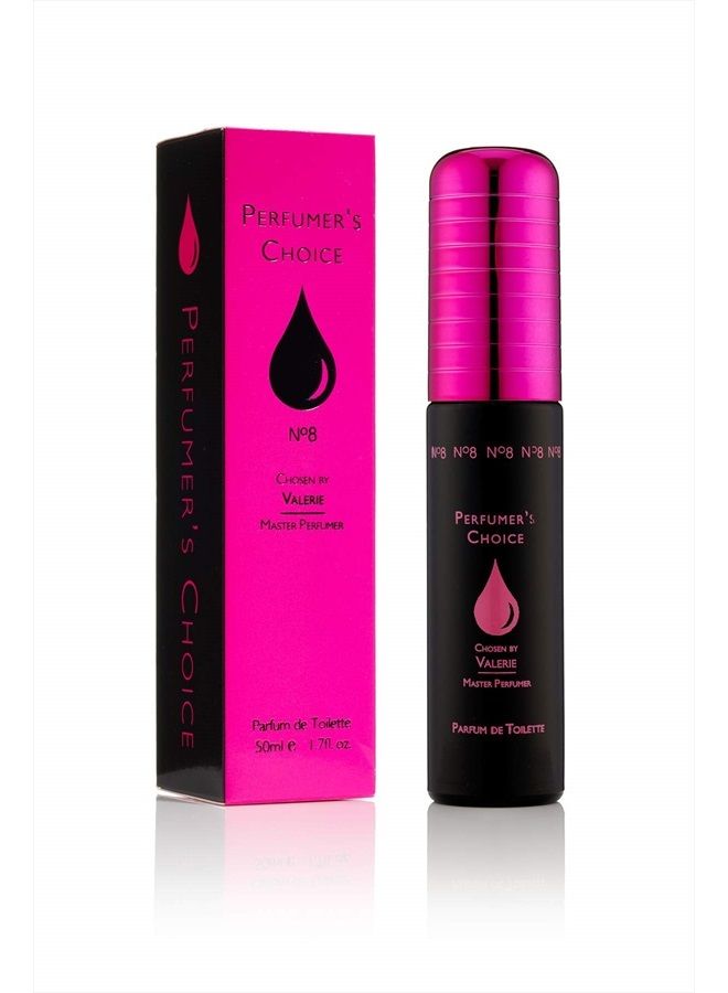 PERFUMER'S CHOICE No 8 Valerie by Milton-Lloyd - Perfume for Women - Amber Floral Woody Fragrance - Opens with Notes of Citrus and Blackcurrant - Sophisticated and Sensual - 1.7 oz EDP Spray - Image 1