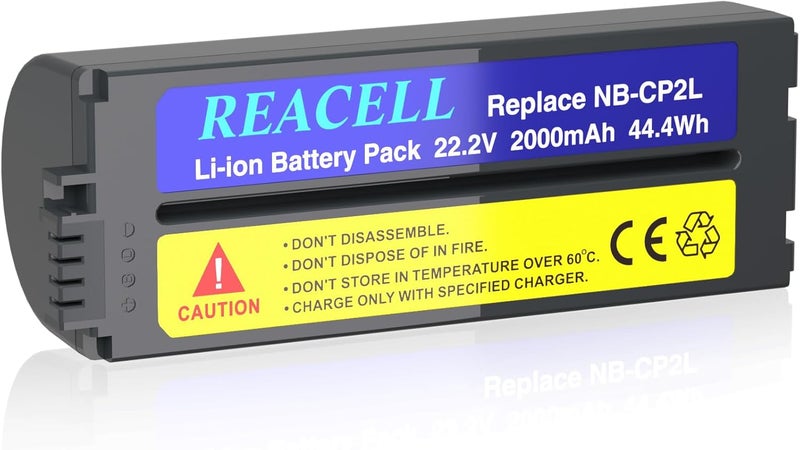 بطارية 2000mAh NB-CP2L لـ Canon NB-CP1L NB CP2L متوافقة مع طابعة الصور Canon Selphy CP1500 CP1300 CP900 CP910 CP800 CP200 CP1300