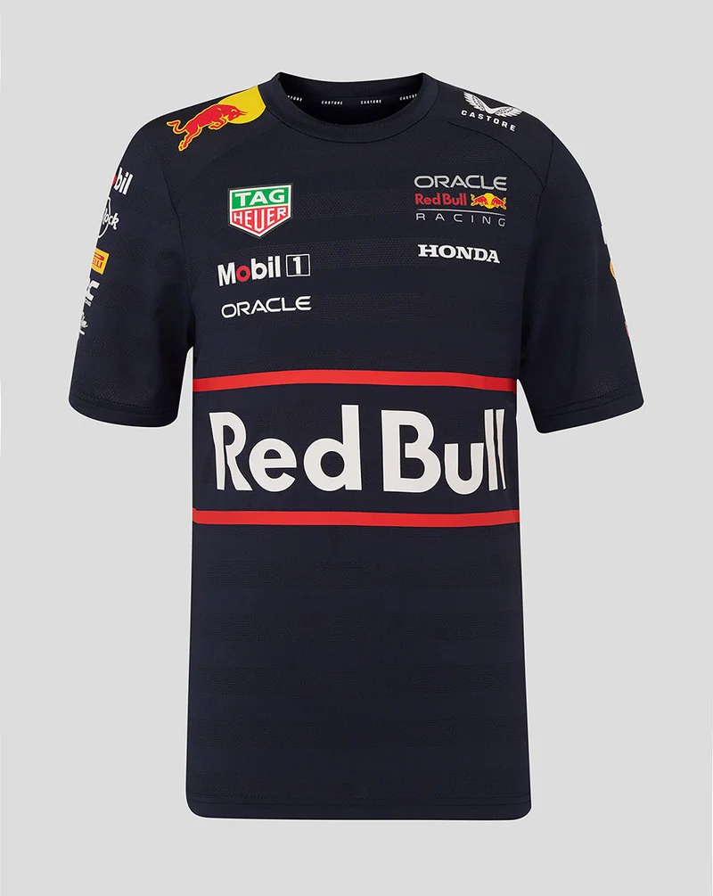 كاستور Oracle Red Bull Racing Junior Teamline Set Up T-Shirt