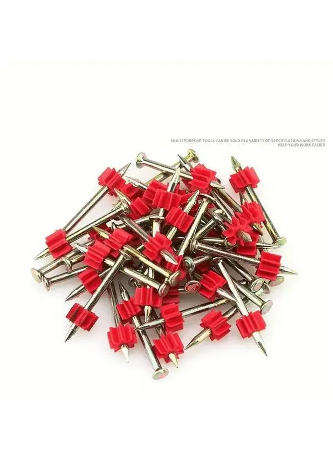 47H Size 20 Pcs Hardened Wall Nails With Sleeves For Hanging Pictures And Cement Concrete - Image 4