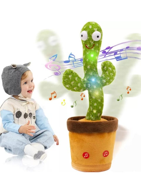 Dancing Cactus Plush Toy That Repeats Your Talking And Singing
