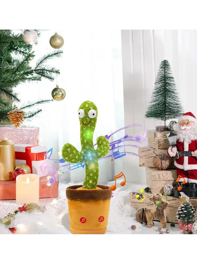 Dancing Cactus Plush Toy That Repeats Your Talking And Singing