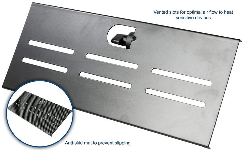 Mount Plus 05-01 2 Pack Top Shelf TV Mounting Bracket 12-inch Wide Platform | Holds Speaker, Streaming Device | Made for Apple TV and Remote (2 Pack) - Image 3