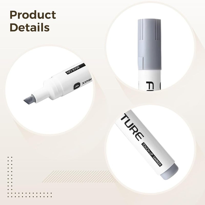 Wood Repair Markers Set Black White Gray Precision Angled Tip Furniture Touch Up - Image 5