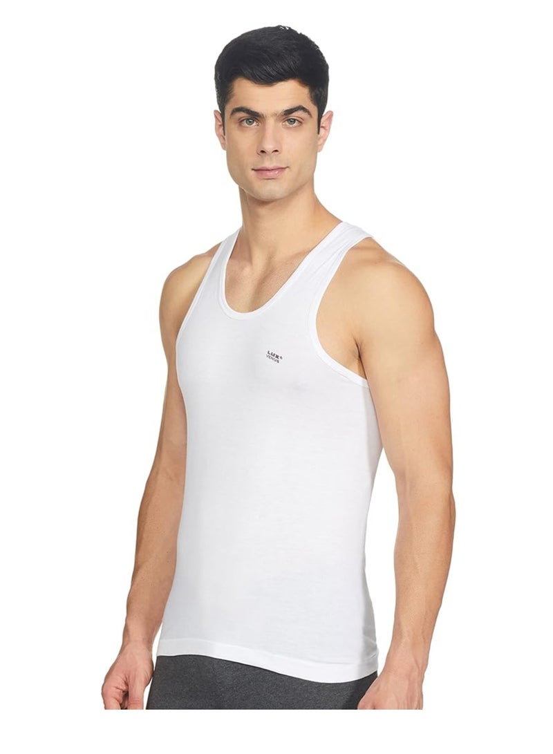 Lux Lux Venus Men's Cotton Vest (Pack of 6)  - Image 4