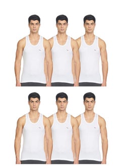 Lux Lux Venus Men's Cotton Vest (Pack of 6)  - Image 1