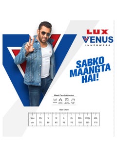 Lux Lux Venus Men's Cotton Vest (Pack of 6)  - Image 5