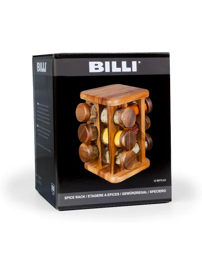 BILLI Billi Spice Rack with 12 Bottles
