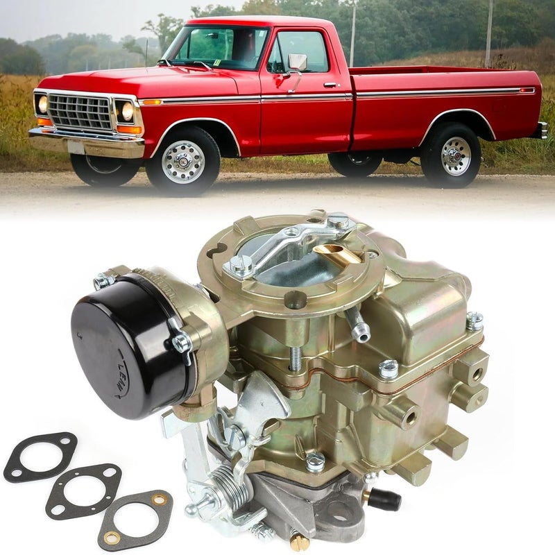 YF Carburetor Carter Carb for Ford 240-250-300 YF C1YF Type 6 Cylinder CIL Engine 1975-1982 D5TZ9510AG - Automatic Choke