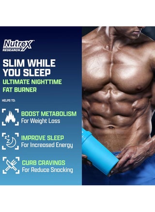 NUTREX RESEARCH LIPO-6 BLACK UC NIGHT TIME WEIGHT LOSS & SLEEP SUPPORT 30 CAPS - view 2