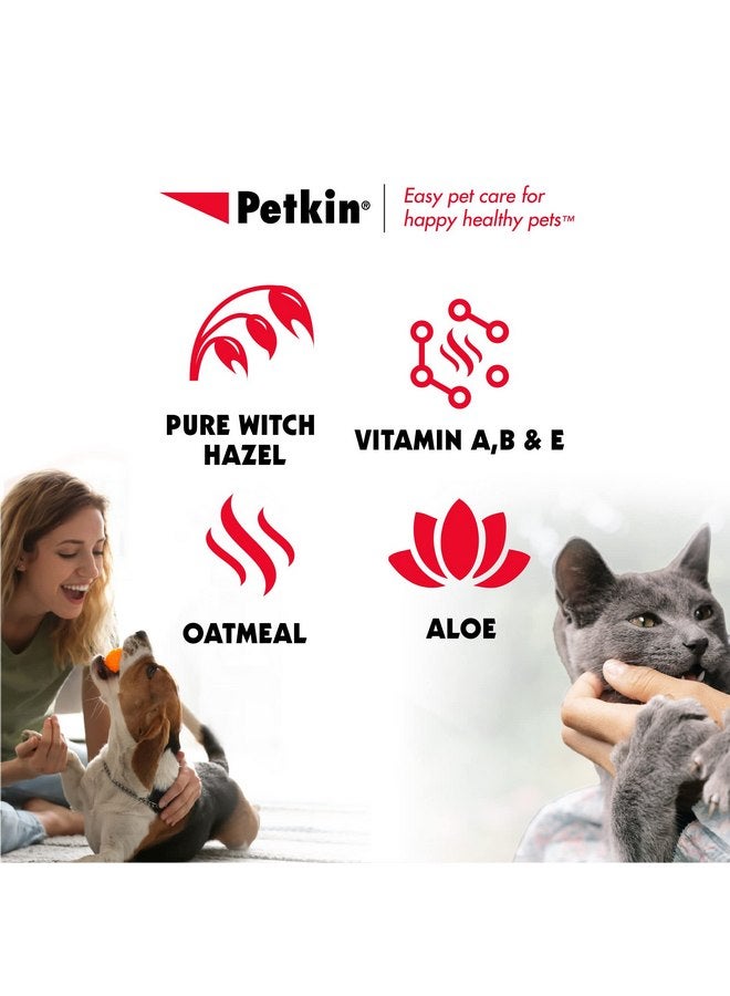بيتكين مناديل بيتكين المضادة للحكة للكلاب والقطط، 60 منديل، عبوتان - تهدئ البقع الساخنة وتهيجات الجلد والخدش - طعم مرير يمنع اللعق والمضغ - مريحة للغاية، مثالية للمنزل أو السفر - Image 5