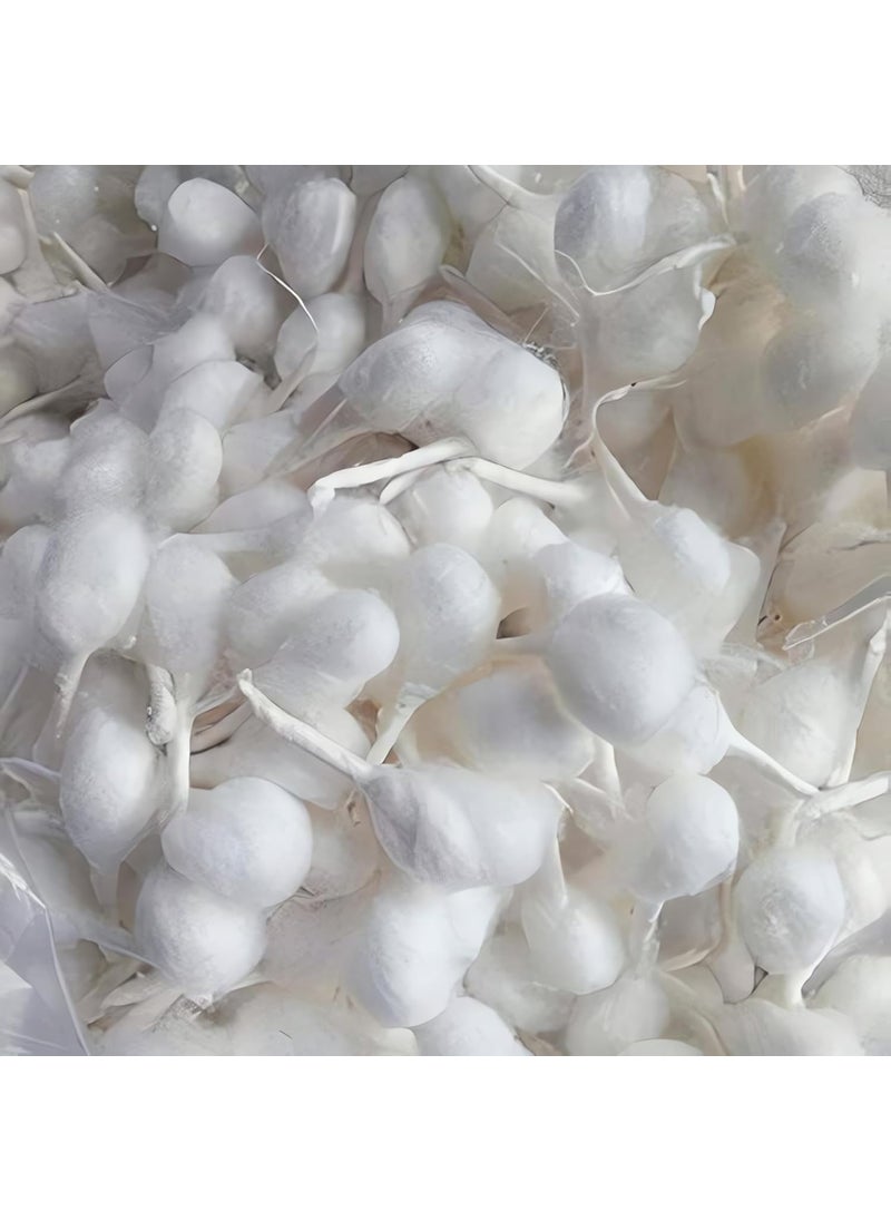 Hashcart Cotton Wicks for Puja  Round Pooja Jyot Batti for Oil Lamp Diwali Diya Brass Kuber Diya Clay Diya  Diya Bati for Akhand Jyot 100 pc Hashcart  - Image 5
