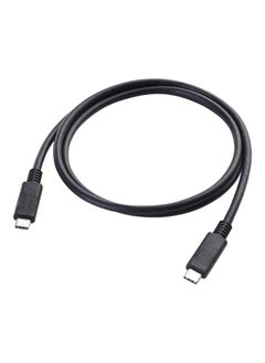 USB A to USB C cable - black