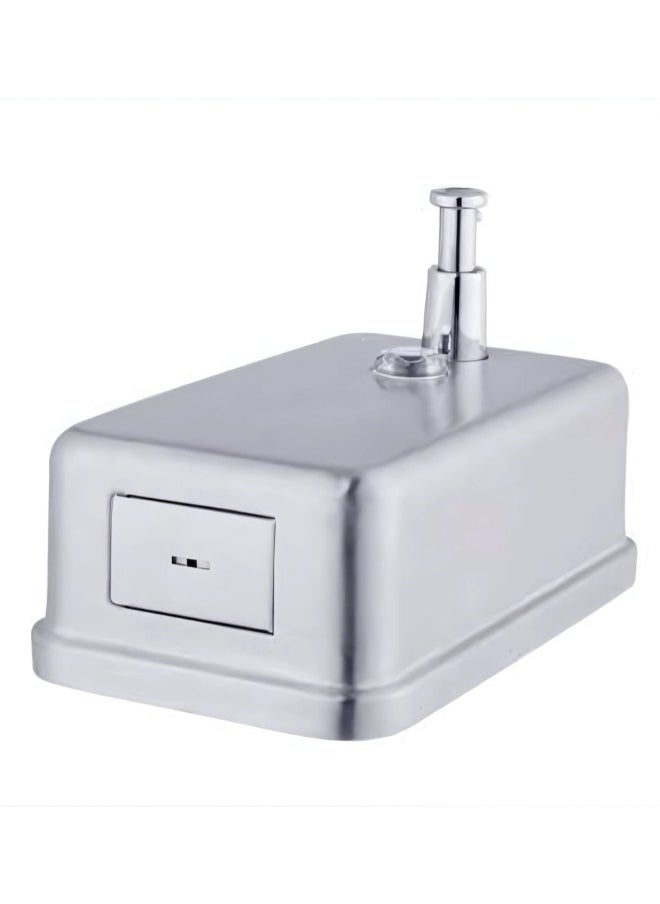 AKC AKC Commercial Soap Dispenser Wall Mount - Stainless Steel Wall Mounted Soap Dispenser for Bathroom - New Superior Design with Premium Grade Anti-Leak Pump and Corrosion-Proof Lining  - Image 4