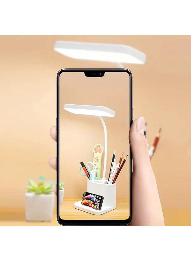 1 Led Desk Lamp Reading Light Plug In Tabletop Illumination With Touch Control Adjustable Brightness For Study Work Bedroom Dorm Room Indoor Spaces Student Essentials Portable Durable Build - Image 4