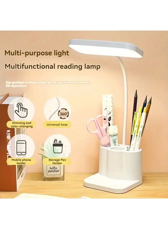 1 Led Desk Lamp Reading Light Plug In Tabletop Illumination With Touch Control Adjustable Brightness For Study Work Bedroom Dorm Room Indoor Spaces Student Essentials Portable Durable Build - Image 5