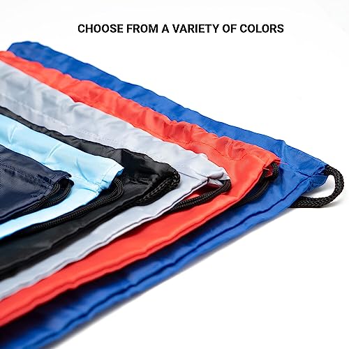 ChalkTalkSPORTS Baseball Sport Pack Drawstring Bag | Eat Sleep Baseball | Royal - Image 4