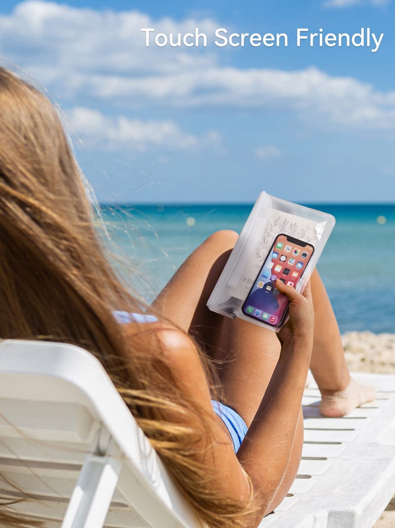 HEETA Waterproof Fanny Pack, Waterproof Pouch Dry Bag 2/3/4 Pack for Phone Passport Purse, Adjustable Waist Strap for Swimming Kayaking Boating Paddle Board Accessories Cruise Beach Camping Essentials - Image 3