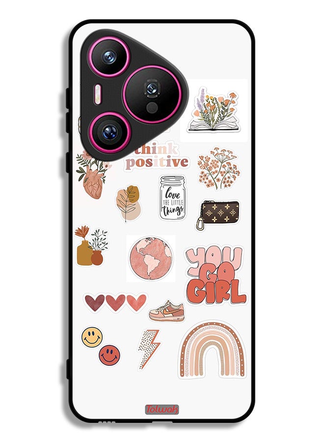 Tolwak Huawei Pura 70 Protective Case Cover You Go Girl - Image 1