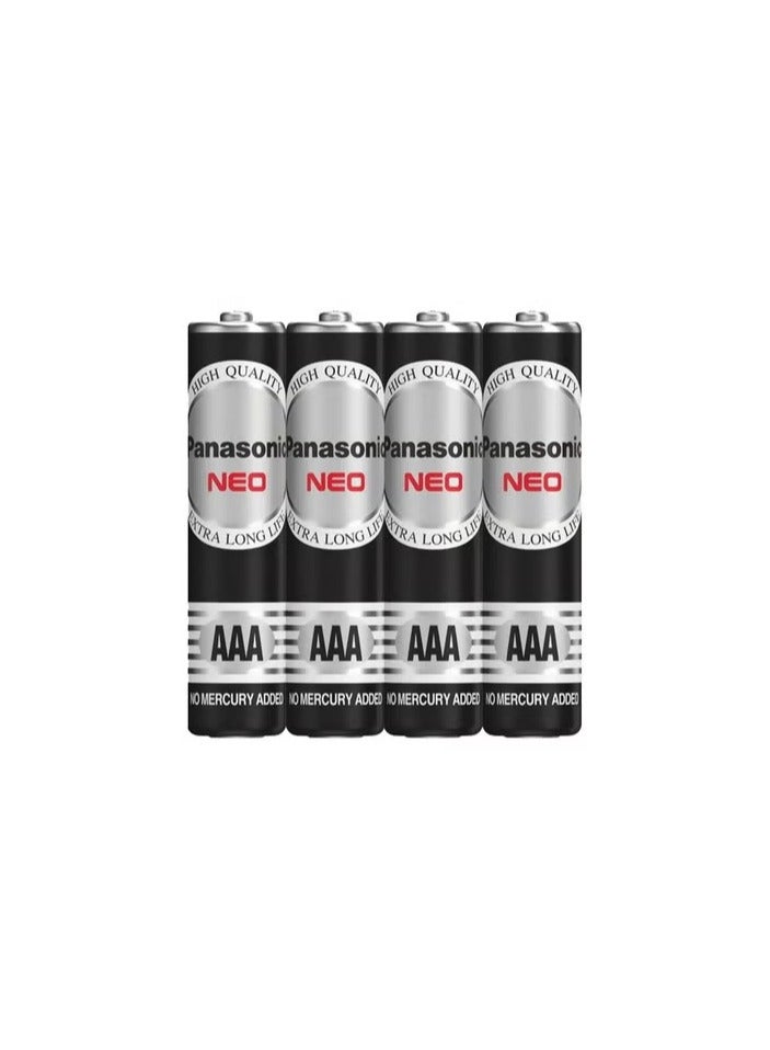 Panasonic 8-Pack Neo AAA Battery Black/Silver