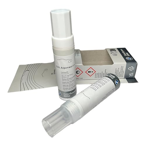 BMW Genuine Alpine Touch Up Car Paint - White Code 300 - 2x12ml - For BMW | 51910301918 - Image 2