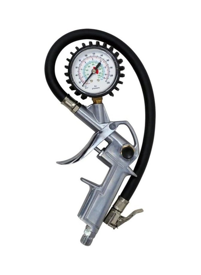 Apt APT Tire Pressure Inflator Gun with Gauge Diameter 63mm, APT Tire Pressure Tire Inflator Gun, DG-10Y  - Image 1