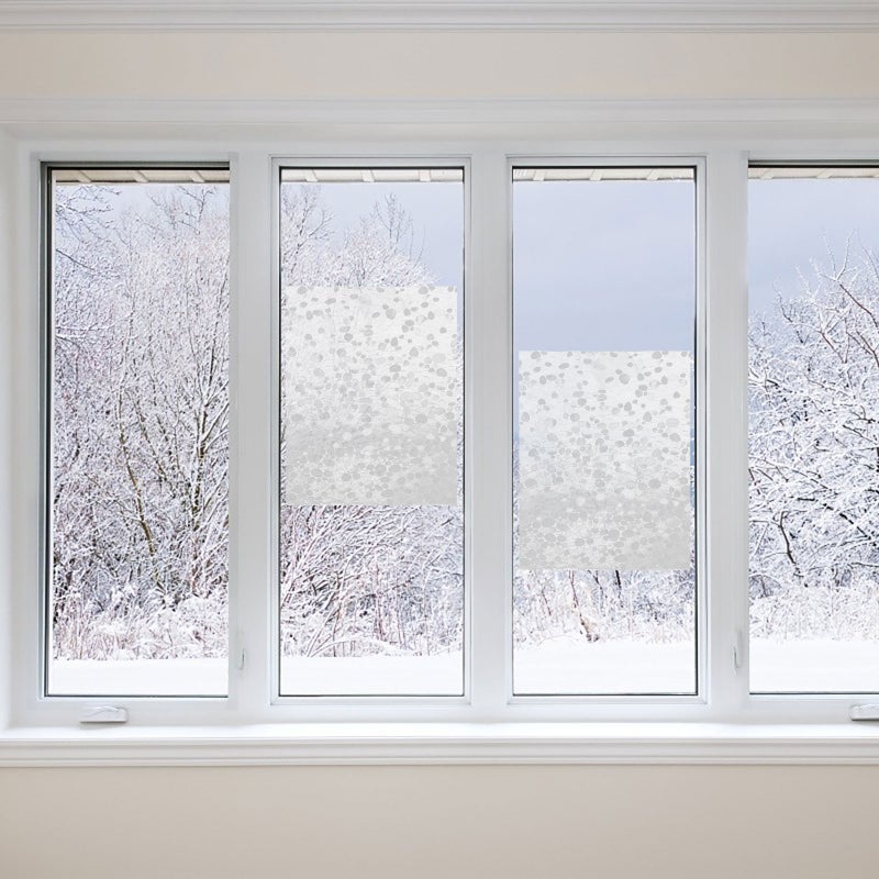 Window Film Privacy Glass Window Film Non-Adhesive Static Cling Window Film Removable Film - Image 3