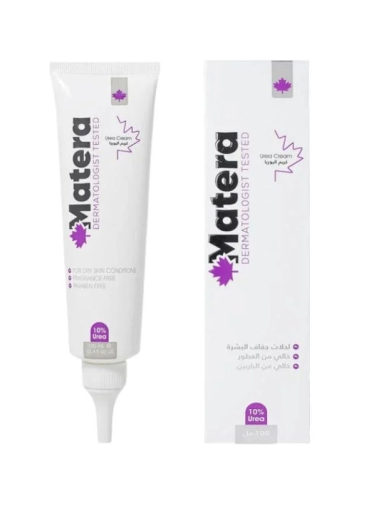 Matera cream with urea 10% is a medical moisturizer designed for dry and very dry skin.
