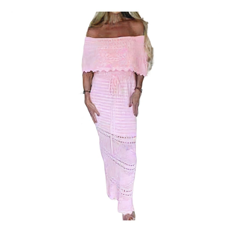 Women's One-Shoulder Bodycon Midi Dress - Image 1