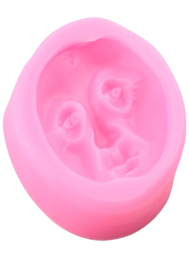 YIHUOMOLDS 3D Moon Face Fondant Silicone Molds For DIY Cake Decorating Cupcake Topper Chocolate Candy Gum Paste Polymer Clay - Image 4