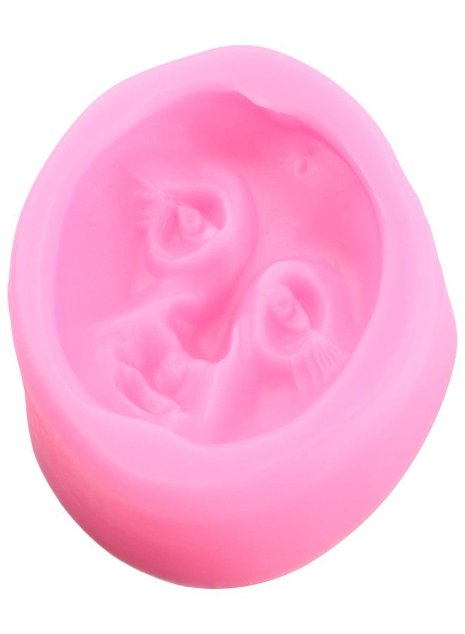 YIHUOMOLDS 3D Moon Face Fondant Silicone Molds For DIY Cake Decorating Cupcake Topper Chocolate Candy Gum Paste Polymer Clay - Image 5