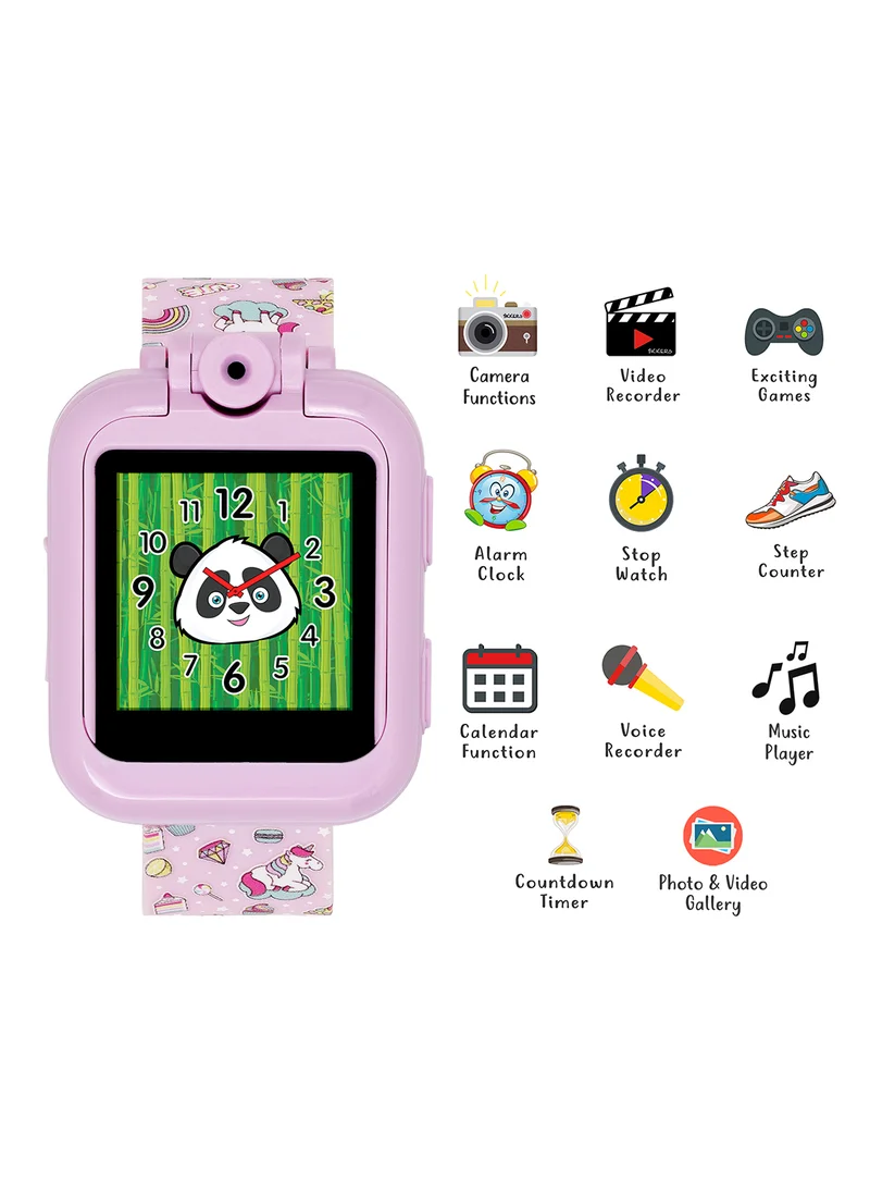 Tikkers Girl's Digital Square Shape Silicone Wrist Watch TKS02-0003 - 40 Mm