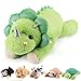 gnomantic Triceratops Weighted Stuffed Animals 28 Inch 50 Pounds Weighted Plushies Dinosaur Stuffed Animal Large Dino Plush Pillow Cute Plush Toy Gifts for Kids Adults 28 50 lbs - Image 2
