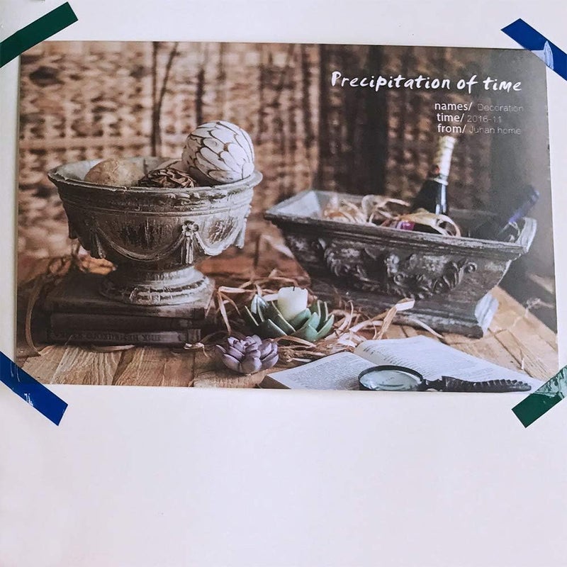 Supla شريط فنون لوح أبيض 14 لفة بألوان 10 من سوpla بعرض 14 بوصة وطول 55 ياردة لكل لفة شريط فنان لتحديد الشبكة شريط رسومي شريط ذاتي اللصق مع مقص للوحة الفنية في الهواء الطلق - Image 3