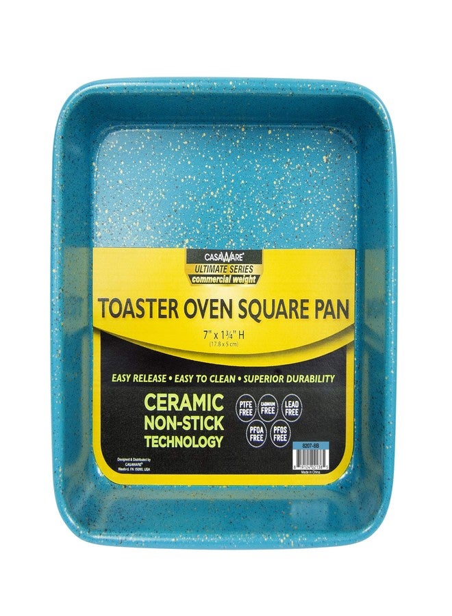 casaWare 3pc Ultimate Series Commercial Weight Toaster Oven Bakeware Set (Blue Granite) - Image 3