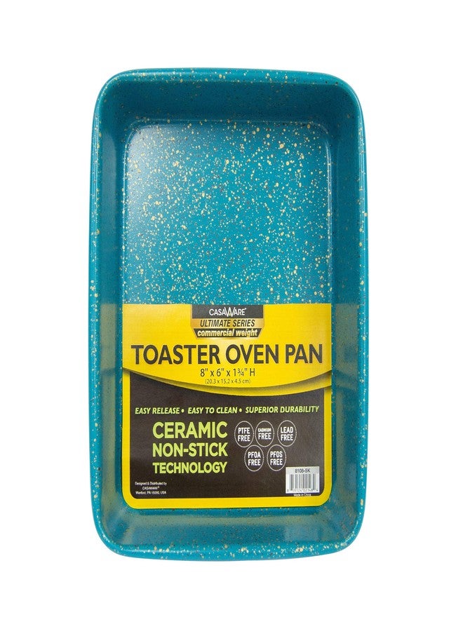 casaWare 3pc Ultimate Series Commercial Weight Toaster Oven Bakeware Set (Blue Granite) - Image 4