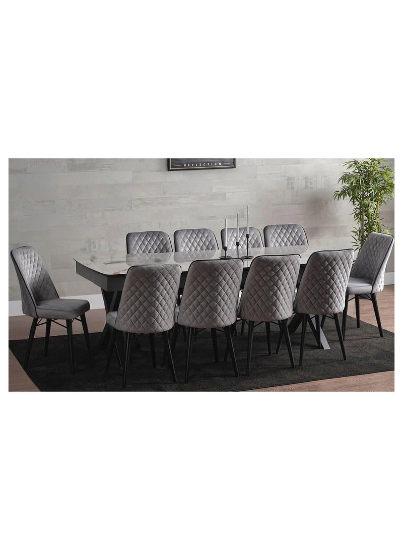 MK Kabbani Furniture Tower 10-Seater Dining Set  - Image 1